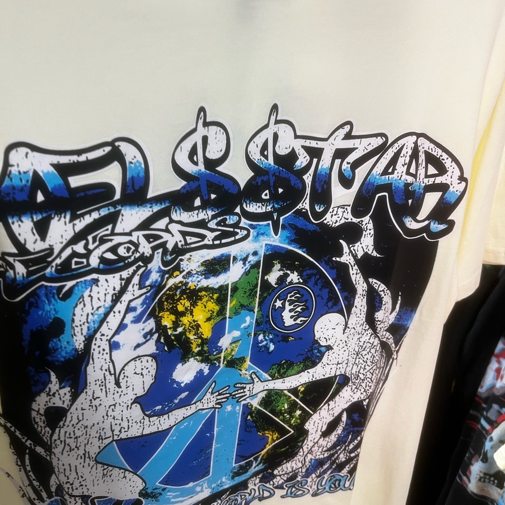 All Star Graphic Tee - Cream